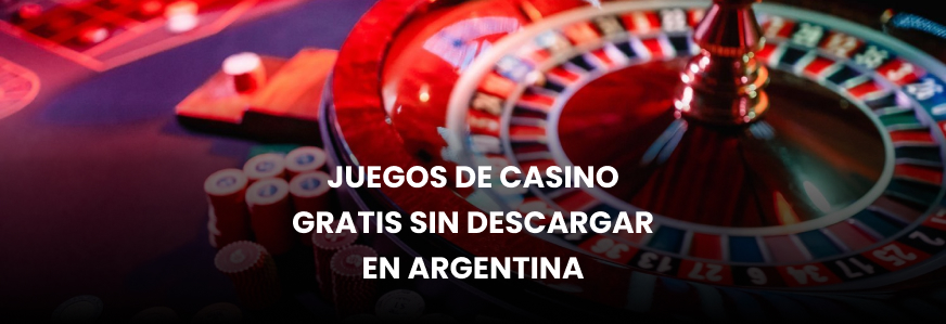 Logo Juegos de casino gratis sin descargar en Argentina