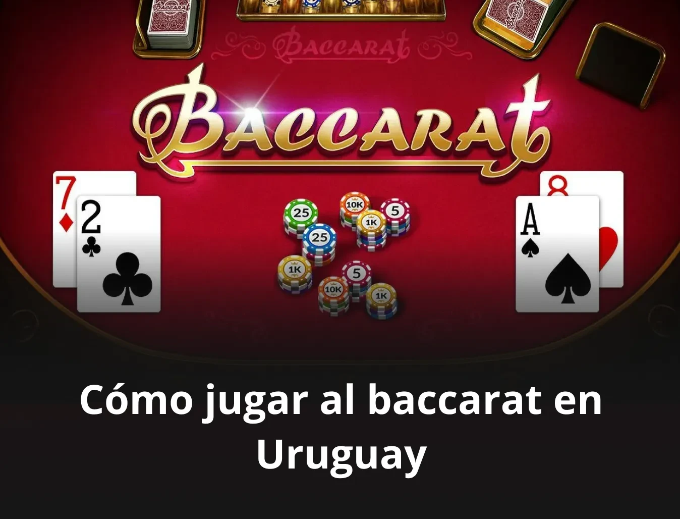 Logo ¿Cómo jugar al baccarat en Uruguay?