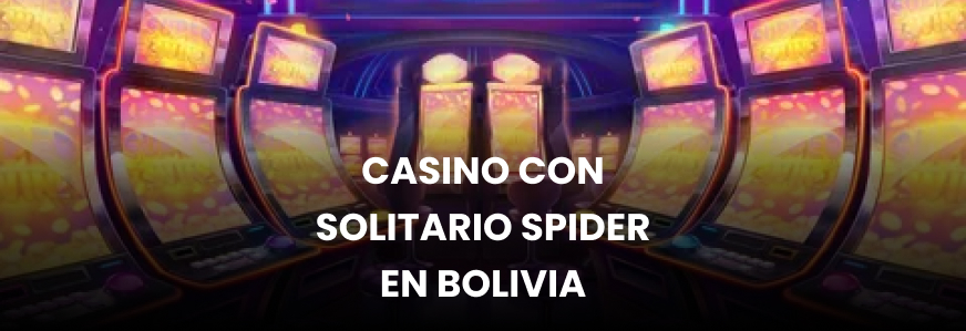 Logo Casino con Solitario Spider en Bolivia