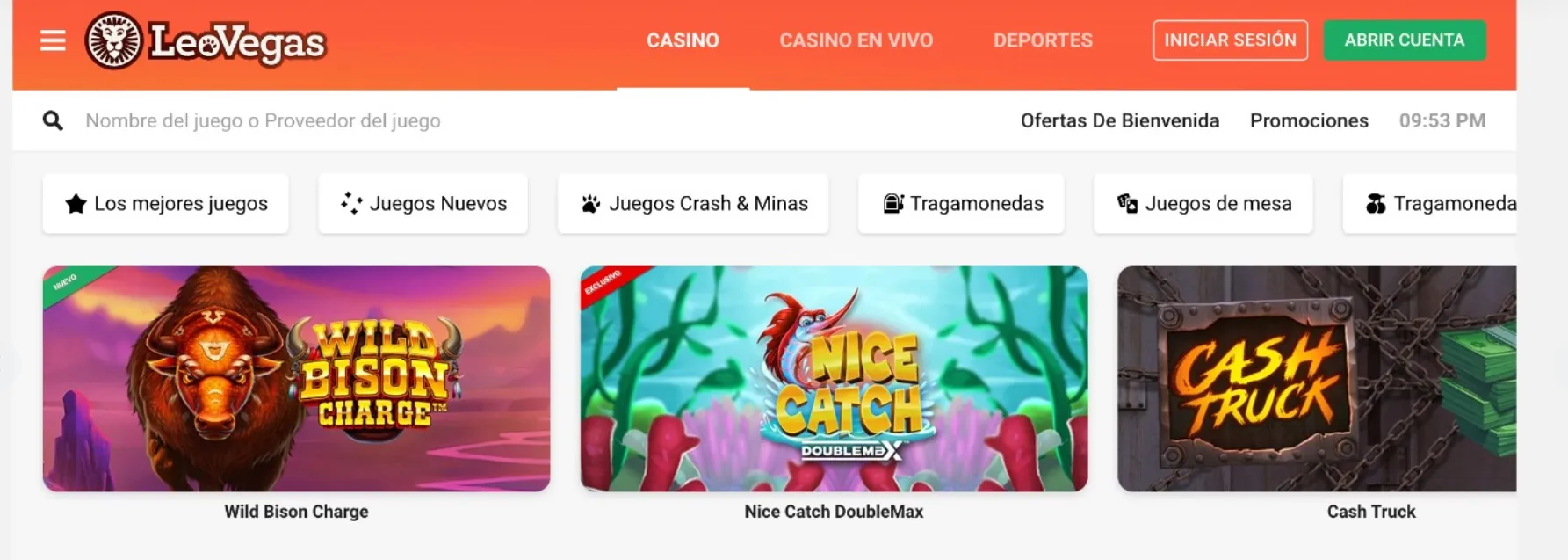 LeoVegas casino online 