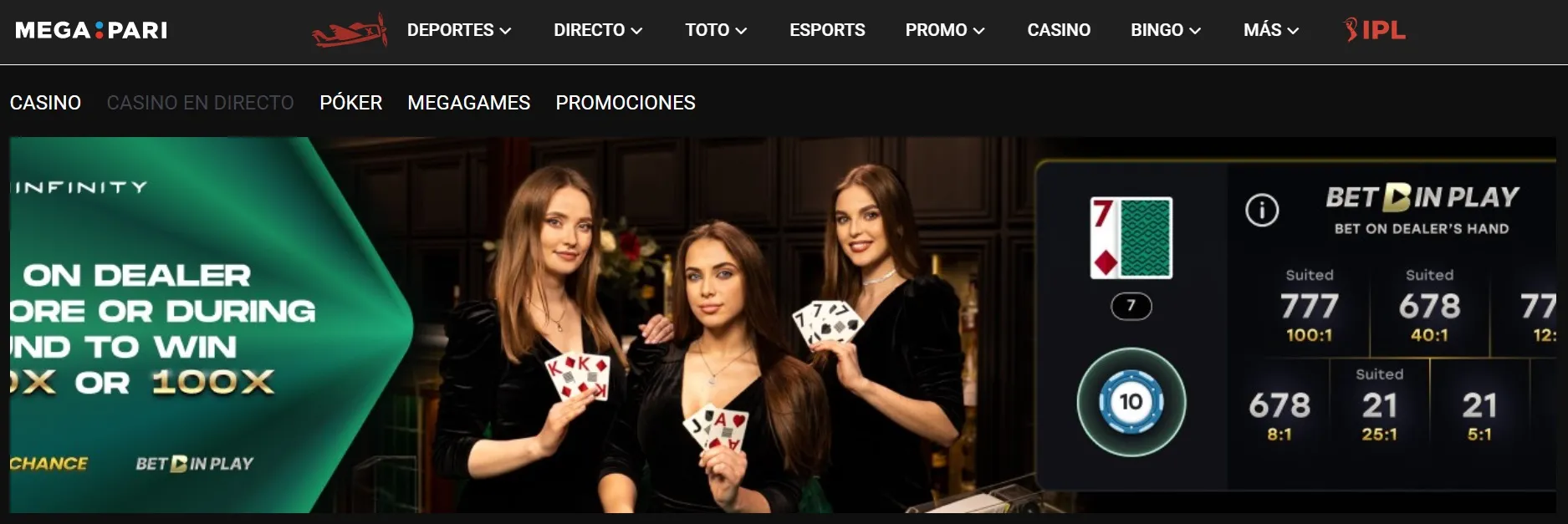 Megapari casino online